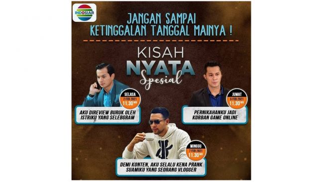 Viral Judul-judul Serial Kisah Nyata Indosiar, Warganet: Bikin Bengek