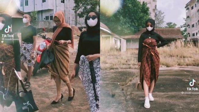 Gegara Ini, Aksi Wanita Berhijab Ikut Batik Challenge di TikTok Bikin Resah