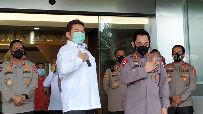 Temui Jaksa Agung, Kapolri Bahas Pemberkasan Perkara Secara Cepat