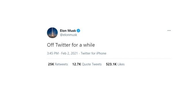 Tweet Elon. [Twitter]