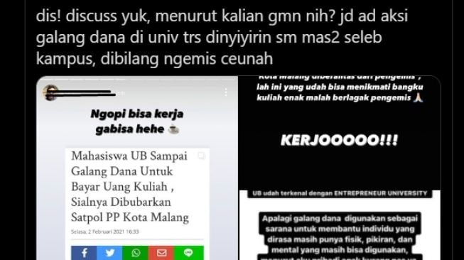 Dibilang Ngemis, Aksi Galang Dana Mahasiswa Demi Bayar UKT Tuai Pro Kontra