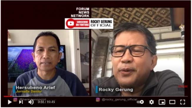 Anies Baswedan Makin Gemilang di Dunia Global, Rocky Gerung: Istana Cemas