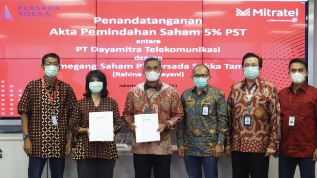 Mitratel Resmi Akuisisi 100 Persen Saham Persada Sokka Tama