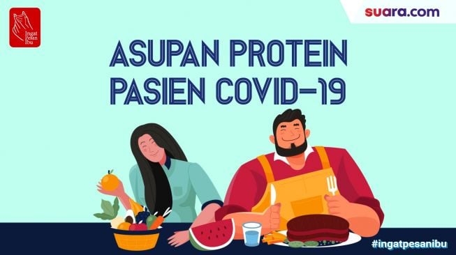 Videografis: Asupan Protein Pasien Covid-19