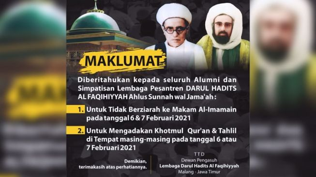 Haul Akbar Al Imamain di Malang Ditiadakan Lantaran Pandemi COVID-19