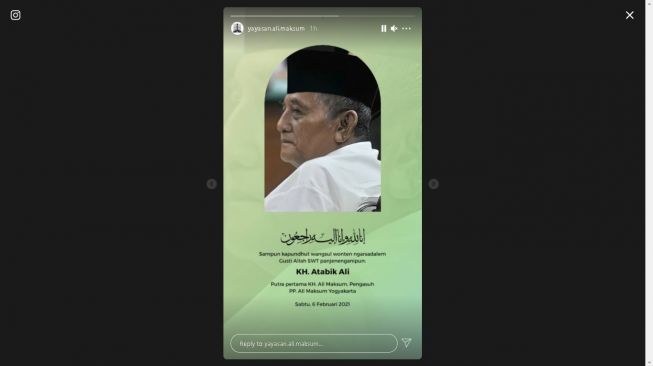 Profil Pengasuh Ponpes Krapyak KH Atabik Ali, Bersahabat dengan Maruf Amin