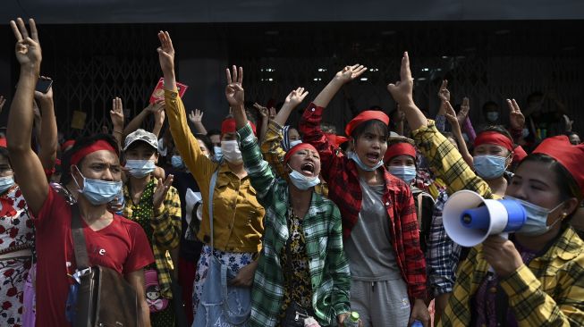 Jadi Hari Paling Berdarah, 39 Tewas Saat Demo Menentang Kudeta Myanmar