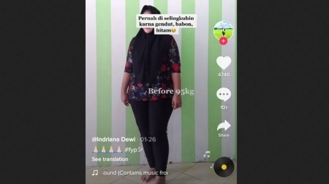 Dulu Diselingkuhi karena Gendut, Perjuangan Wanita Ini Jadi Langsing Viral