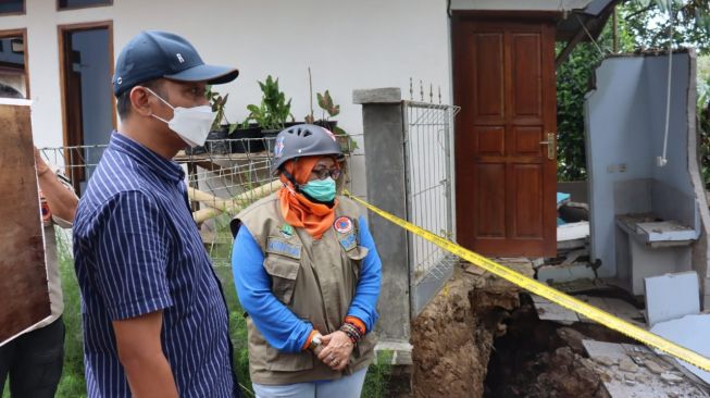 Monitor Mitigasi Bencana Pergerakan Tanah Sukabumi, Legislator Temukan Ini