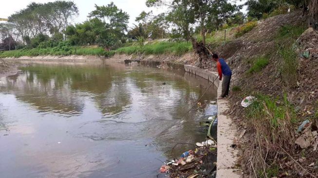 Geger Puluhan Ikan Mati di Sungai Deli Diduga karena 