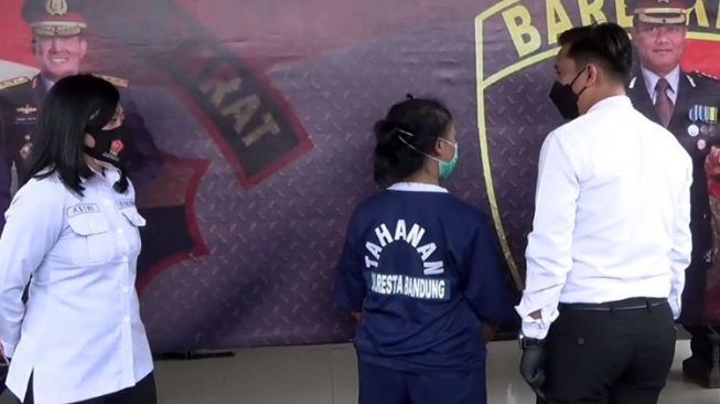 Sempat Viral, Polresta Bandung Tangkap Janda Muda Pencuri Motor