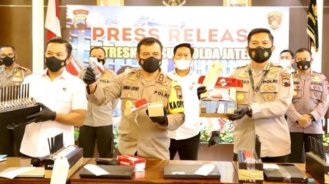 Polda Jateng Bongkar Kasus Pencurian Voucher Game Telkomsel, Nilainya Hingga Miliaran Rupiah