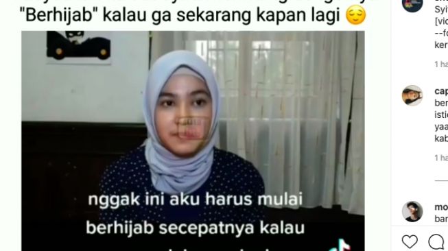 Cut Syifa Kini Berhijab, Warganet Puji Paras Cantiknya