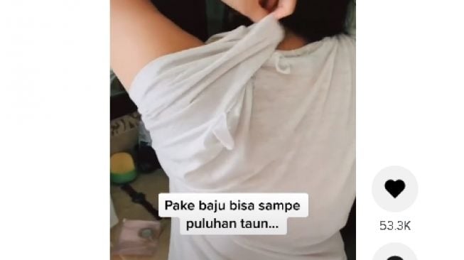 Satu keluarga gemar memakai baju yang robek (Tiktok/@cnlulaby)