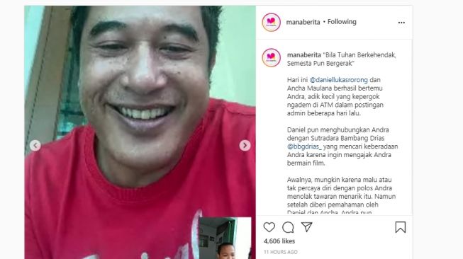 Bocah viral yang ngadem di ATM ditawari main film. [TikTok/@daniellukasrorong]