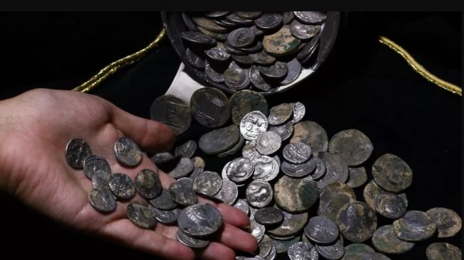 600 Koin Perak Era Romawi. [Livescience]