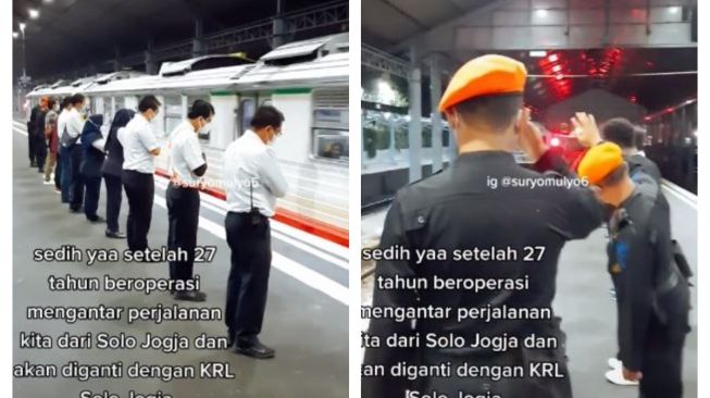 Viral Upacara Pelepasan KA Prameks di Solo, Warganet Sampai Merinding Sedih