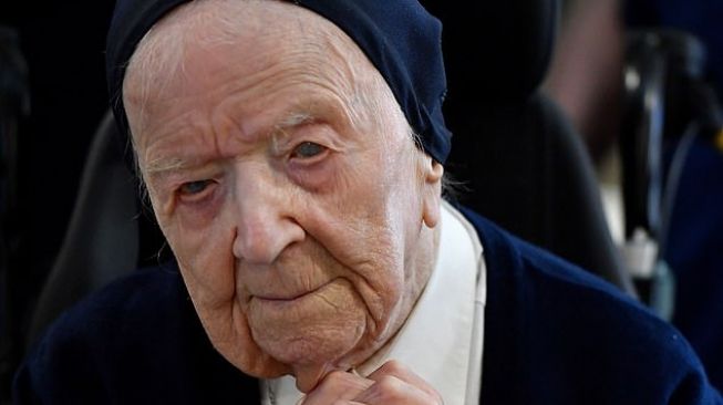 Suster Andre, Orang Tertua Di Dunia Meninggal Dunia Di Usia 118 Tahun
