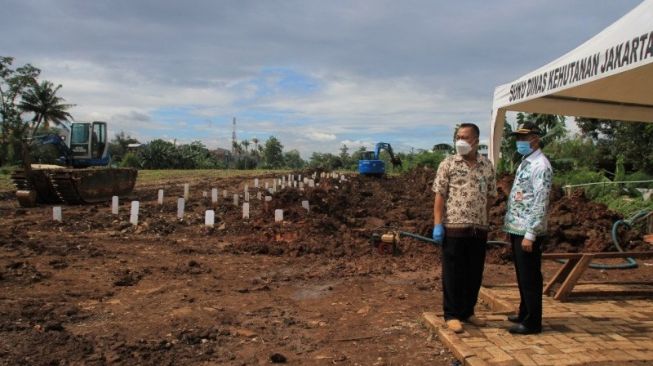 Pemkot Jaksel Bangun Embung Pencegah Banjir di Srengseng Sawah