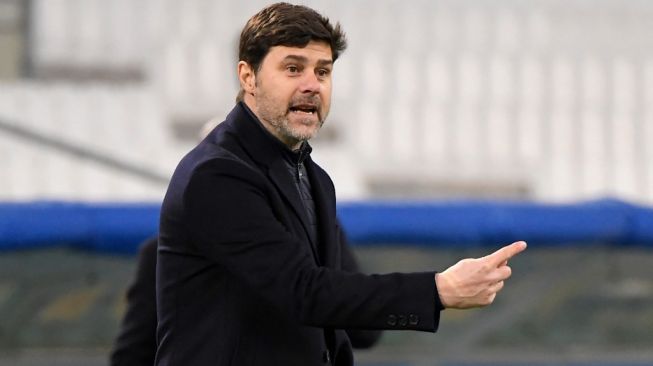 Pelatih PSG, Mauricio Pochettino. [NICOLAS TUCAT / AFP]