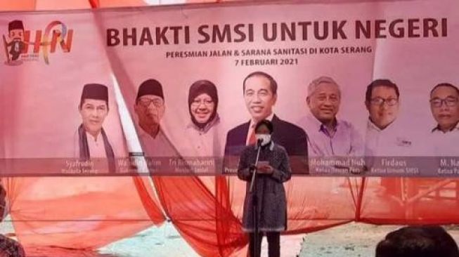 HPN 2021, Bakti Sosial SMSI Ukir Senyum Warga Serang