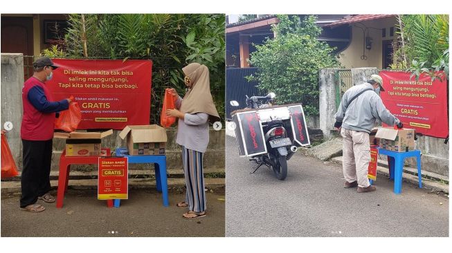 Wujud Toleransi Warga Berbagi, Rayakan Imlek di Masa Pandemi (instagram.com/jakarta.keras)