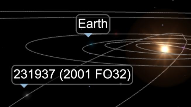 Asteroid 231937 (2001 FO32). [Earthsky]