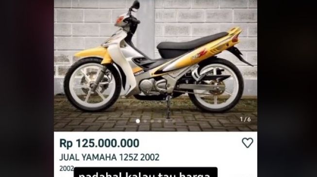 Yamaha 125Z ratusan juta. (Tiktok)