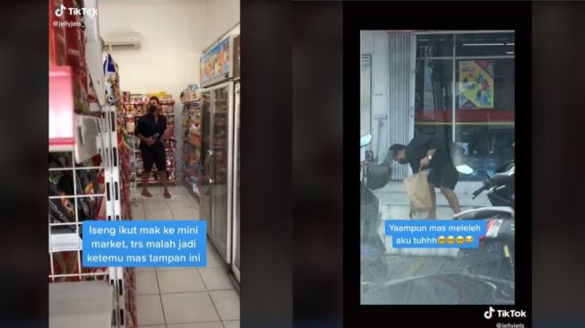 Ketemu Pria Tampan di Minimarket, Wanita Ini Tak Sadar Ternyata Hamish Daud (tiktok.com/jellyjels_)