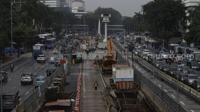 Pengerjaan Konstruksi Stasiun Glodok-Kota, MRT Lakukan Rekayasa Lalin Mulai Rabu