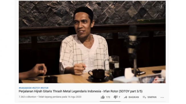 Perjalanan Irfan Rotor Temukan Hidayah: Awalnya saat Bertemu Band Metallica