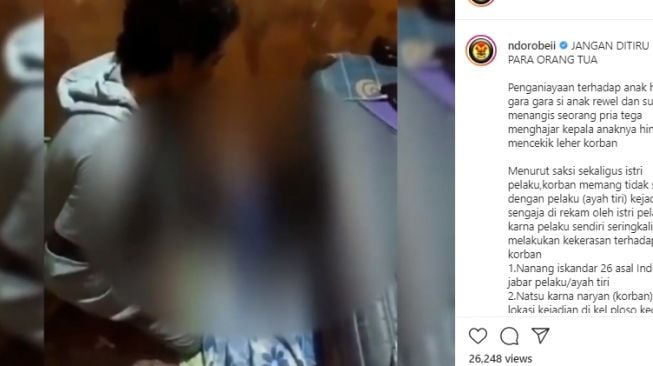 Polisi Usut Kasus Ayah Tiri Pukuli Anak yang Viral di Medsos