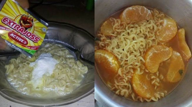 Warganet Buat Penistaan Mie Instan dari Indomie Campur Kopi hingga Boba