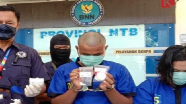 Ditangkap di Lombok, Pasutri Simpan Sabu Seharga Rp 775,9 Juta di Dubur