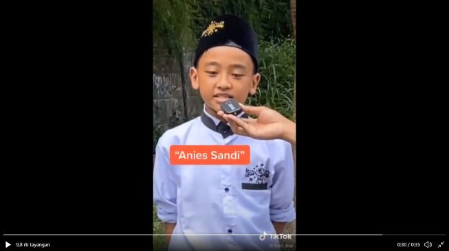 Video sosial eksperimen sekelompok anak tidak tahu nama wakil presiden. - (Twitter/@hiboorans)