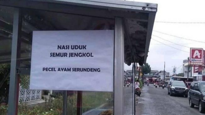 Dikira Pantun, Menu Makanan Ini Bikin Warganet Salfok