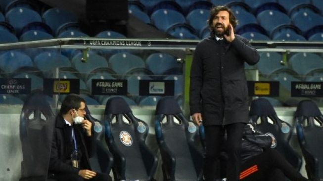 Juventus Ditaklukkan FC Porto, Andrea Pirlo Segera Fokus di Leg Kedua