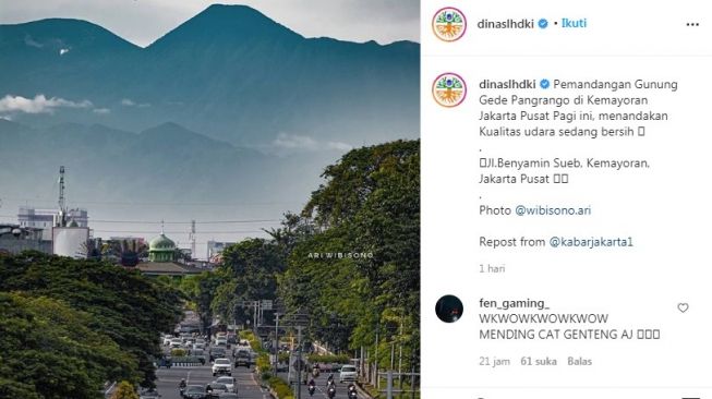 Viral Gede Pangrango di Kemayoran, Wagub DKI Umumkan Lomba Foto