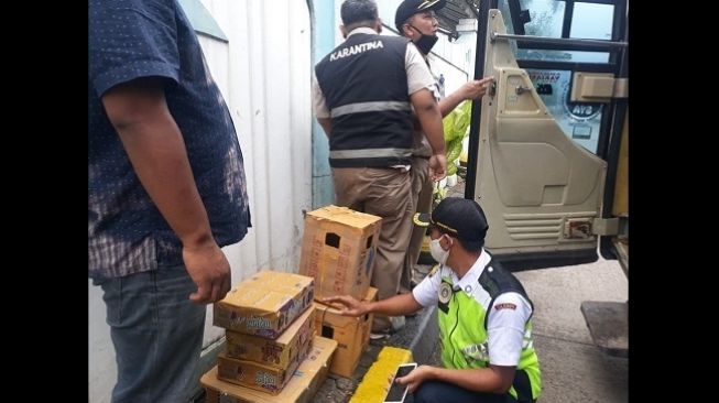 Petugas Bongkar Boks Mencurigakan dari Bus Penumpang, Isinya Ternyata...