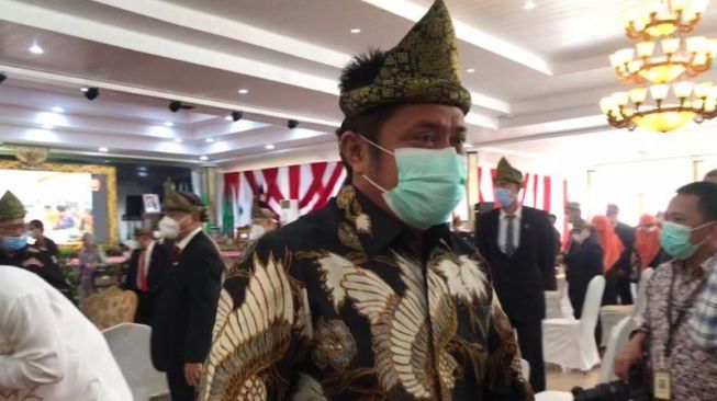 Anak Buah Ditetapkan Tersangka Masjid Sriwijaya, Gubernur Herman Deru: Kita Lihat Nanti