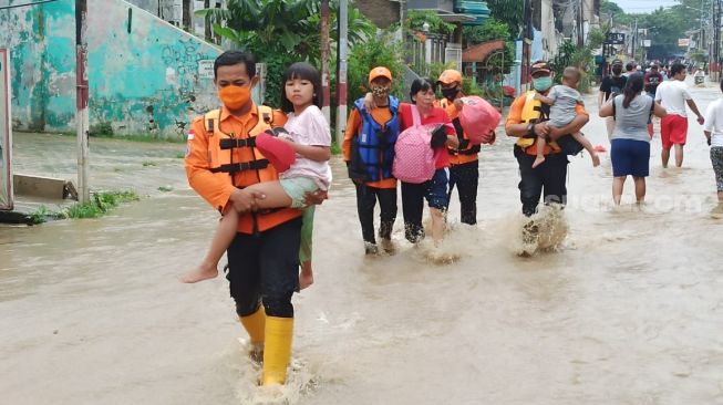 1.756 Keluarga Jadi Korban Banjir di Kabupaten Bekasi