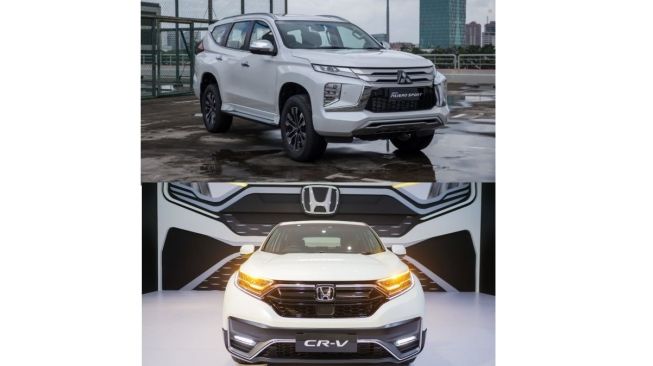 New Mitsubishi Pajero Sport dan New Honda CR-V