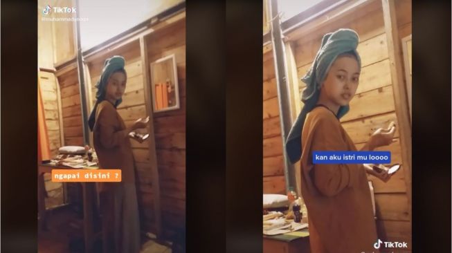 Viral Pria Lupa Sudah Menikah, Kaget Lihat Istri Sendiri (tiktok.com/@muhammadyooga)