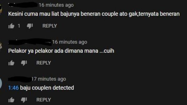 Komentar klip Deen Assalam Nissa Sabyan couple dengan Ayus (Youtube/Sabyan Gambus)