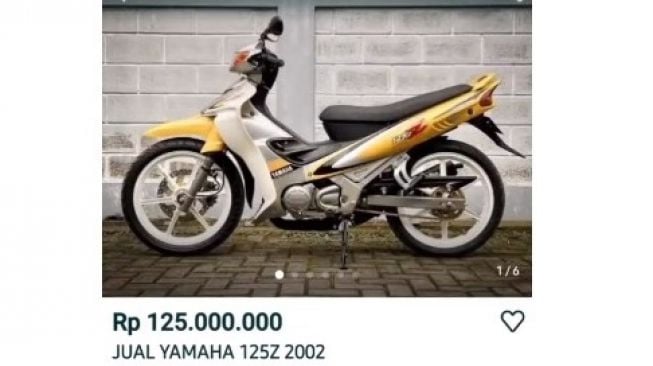 Motor bebek seharga mobil, Yamaha 125Z. (TikTok)