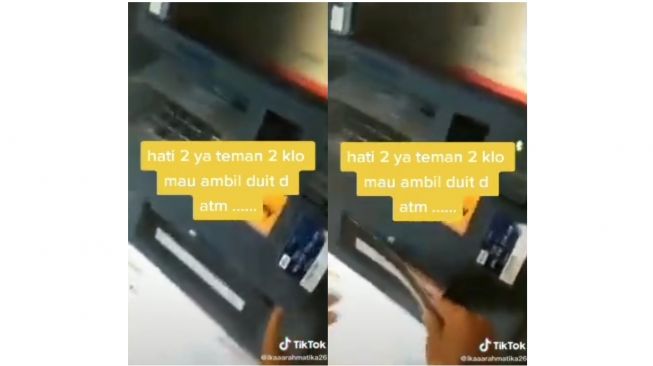 Waspada! Jalur Keluarnya Uang di ATM Ditutup Stiker, Nasabah Hampir Tertipu