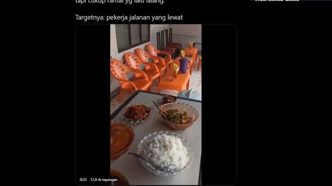 Dapur umum di Marelan Medan. [Twitter/@atemalem]