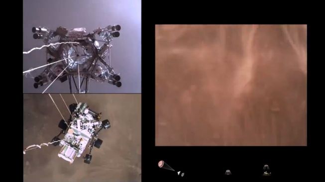 NASA Publikasikan Video Pertama dari Penjelajah Perseverance dari Mars