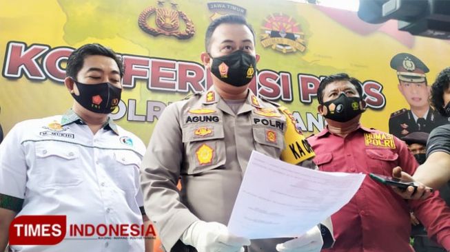 Polres Jombang Amankan Barang Bukti Narkotika Senilai 1 Miliar Rupiah