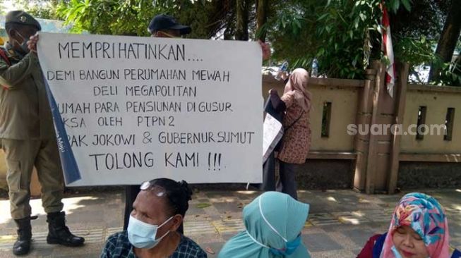 Pensiunan PTPN II Ngadu ke Edy Rahmayadi: Pak Gubernur Bantu Kami